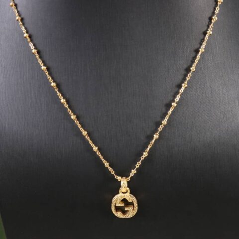 新款古驰gucci双G项链