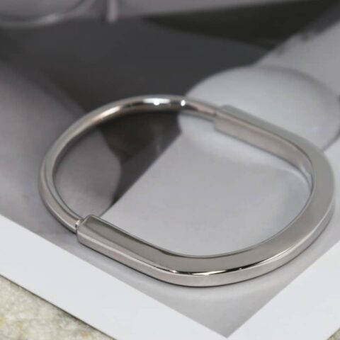 Tiffany Lock满钻 半钻 间隔钻 光面版锁头手镯手环