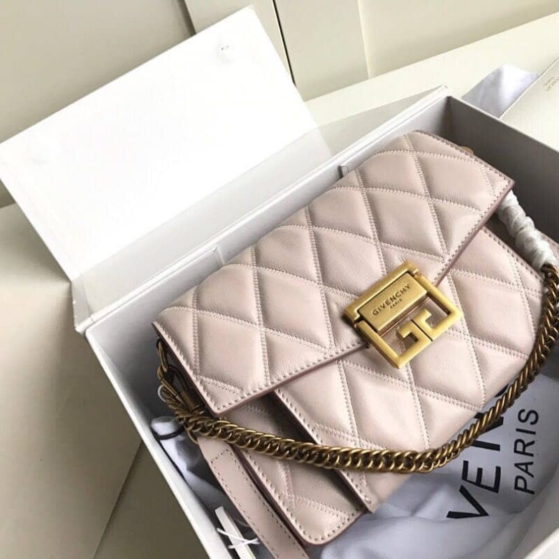 Givenchy纪梵希限量版GV3菱格亮光小羊皮手袋1117