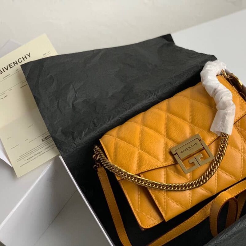 Givenchy纪梵希限量版GV3菱格亮光小羊皮手袋1117