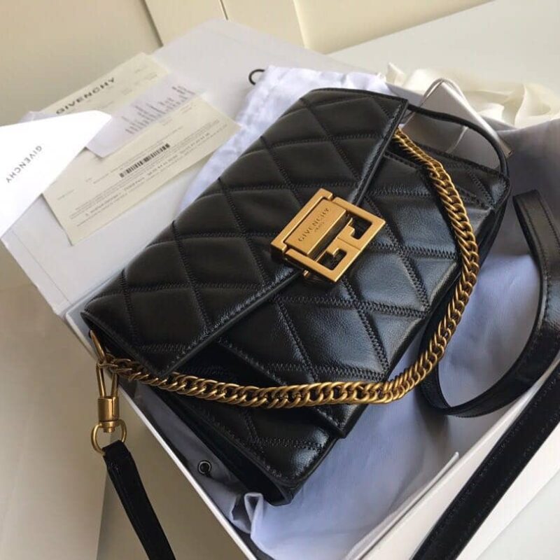 Givenchy纪梵希限量版GV3菱格亮光小羊皮手袋1117