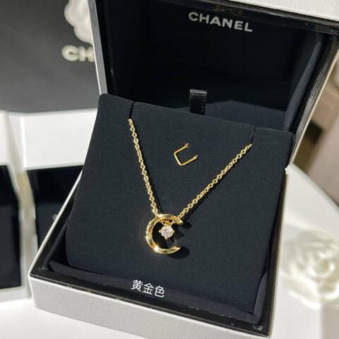 新款☑️CHANEL香奈儿2022 coco crush系列水冰月 月亮项链