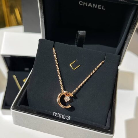 新款☑️CHANEL香奈儿2022 coco crush系列水冰月 月亮项链