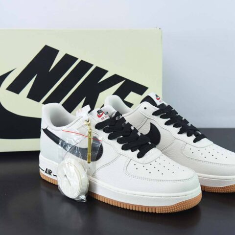 Nk Air Force 1'07 Low 奶油黑 空军一号低帮休闲板鞋 货号：ML2022-116