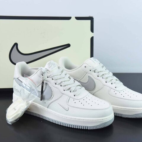 Nike Air Force 1 Low '07 “Keep Fresh”灰银小勾低帮空军一号休闲板鞋货号：BM1996-033