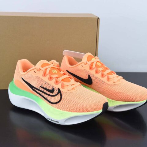 Nike Zoom Fly 5 马拉松5.0 夏季运动鞋/黑橙 橙绿