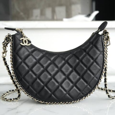 CHANEL 23p月亮/月牙包 AS3917 B10551 94305