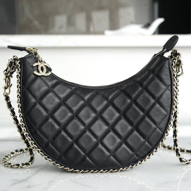 CHANEL 23p月亮/月牙包 AS3917 B10551 94305