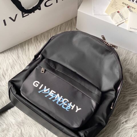 Givenchy纪梵希头层牛皮帆布背包1108
