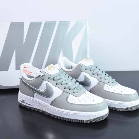 Nike Air Force 1 Low '07 “灰银泼墨”低帮空军一号休闲板鞋货号：MK5639-889