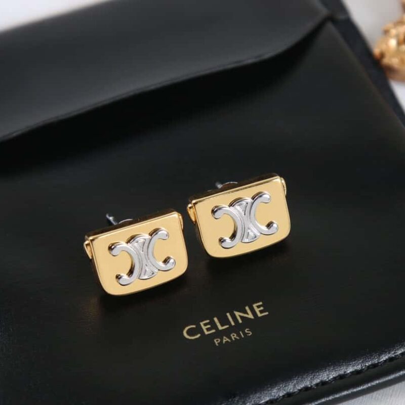 新款Celine赛琳凯旋门耳钉耳环