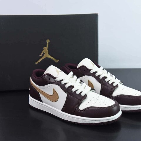 Air Jordan 1 Low AJ1 摩卡 咖啡 低帮复古篮球鞋 DC0774-200