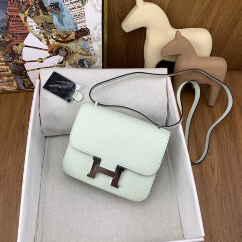 Hermès Constance 康康19cm 气泡绿