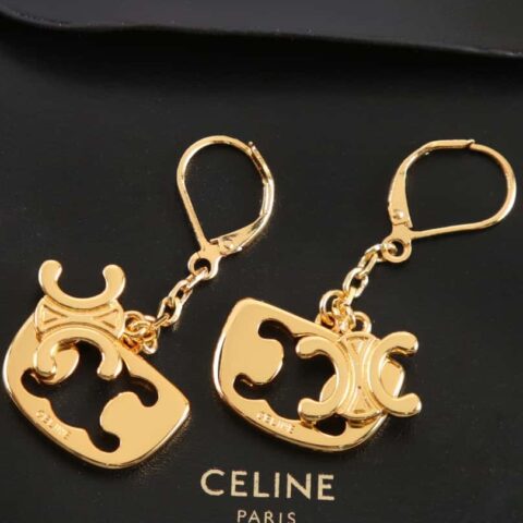 新款Celine赛琳流苏凯旋门耳钉耳环