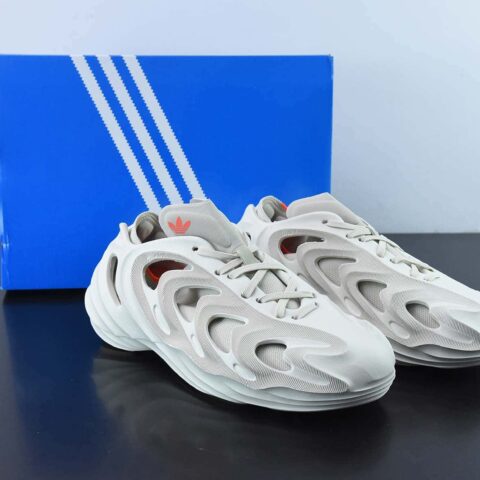 Adidas AdiFOM Q 镂空灰白阿迪全新系列秋冬季洞洞鞋GY4455818