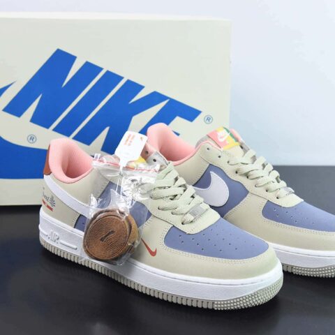 NIke Air Force 1 '07 Low “古驰联名--卡其灰拼接”空军一号 货号: 315122-009