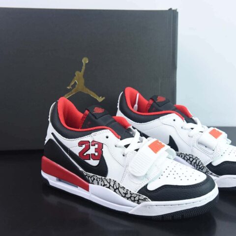 NK Air Jordan Legacy AJ312 Low 头层魔术贴三合一板鞋 货号：FJ7221-101