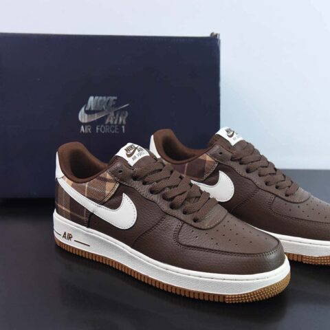Nk Air Force 1'07 Low 格子布 美式复古 空军一号低帮休闲板鞋 货号：DV0791-200