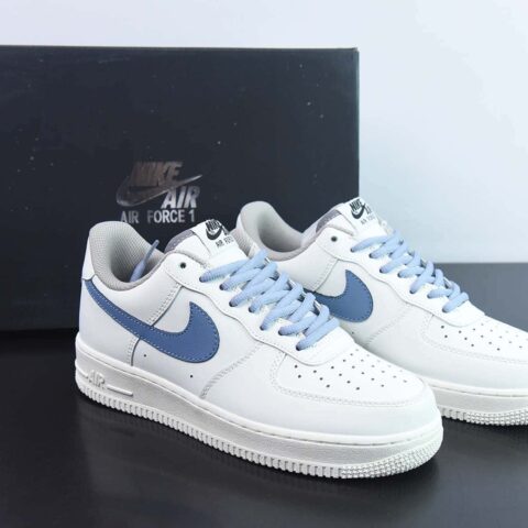 Nike Air Force 1 Low ’07 雾霾蓝 空军一号低帮 货号：CQ5059-108