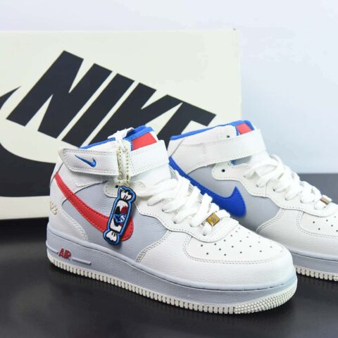 Nike Air Force 1 AF1 空军一号/中帮 米白灰红  大白兔奶糖 货号：CW0088-928