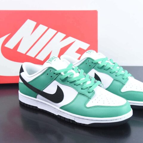 Nike Dunk Low SE “Lottery Green”板鞋白绿黑 货号：fn3612-300
