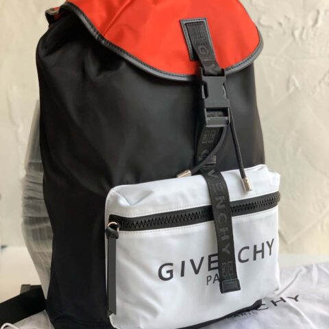 Givenchy纪梵希进口防水帆布刺绣logo双肩书包1106