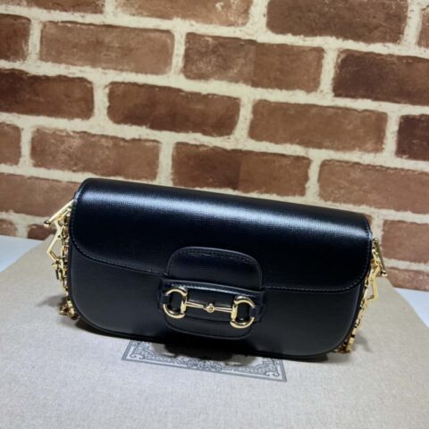 GUCCI古驰Horsebit 1955系列小号肩背包735178