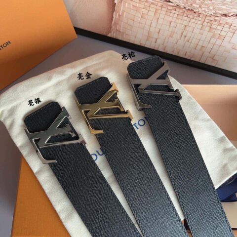 LV/路易威登   精选意大利进口上乘皮料五金腰带4.0cm