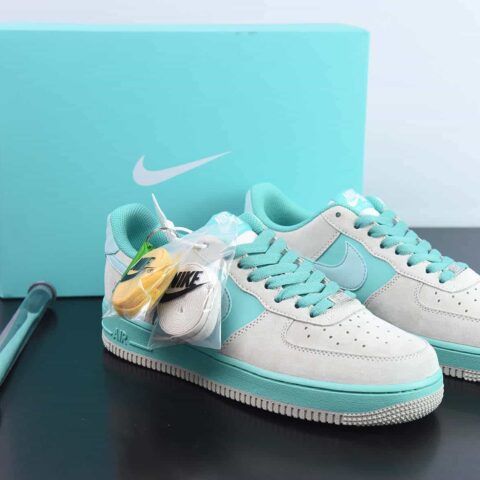 Tiffany & Co. x Nk Air Force 1'07 Low SP "Friends and Family" 蒂芙尼 亚洲限定 联名款 空军一号低帮休闲板鞋 DZ1382-222