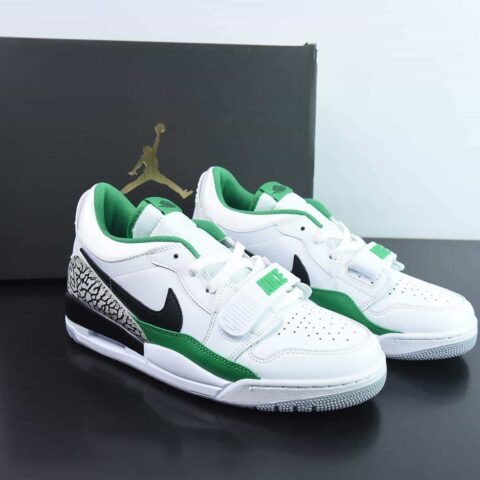 Air Jordan Legacy 312 Low"White/Pine Green"乔丹最强三合一混合版本低帮 “白黑凯尔特人绿”货号：FN3407-101