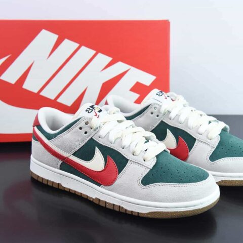 NIKE SB Dunk Low 运动休闲低帮板鞋 双勾 米白红绿色 货号:DO9457-127