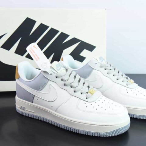 NK Air Force 1'07 Low 浅灰棕 空军一号低帮休闲板鞋 货号：CW2288-702