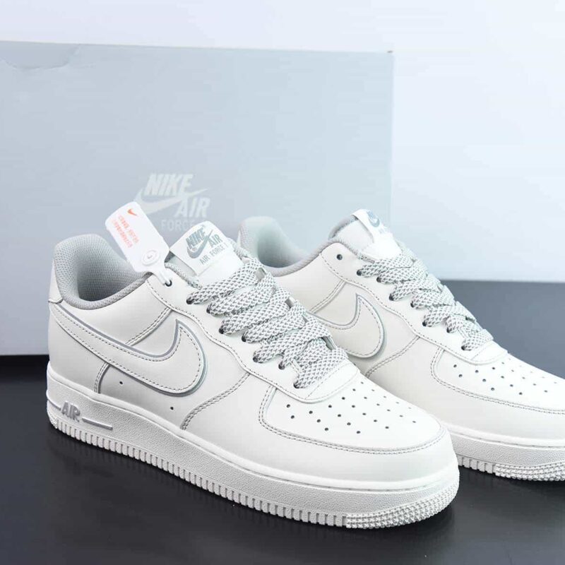 Nk Air Force 1'07 Low 缝线满天星 米灰色 空军一号低帮休闲板鞋 TB5636-123