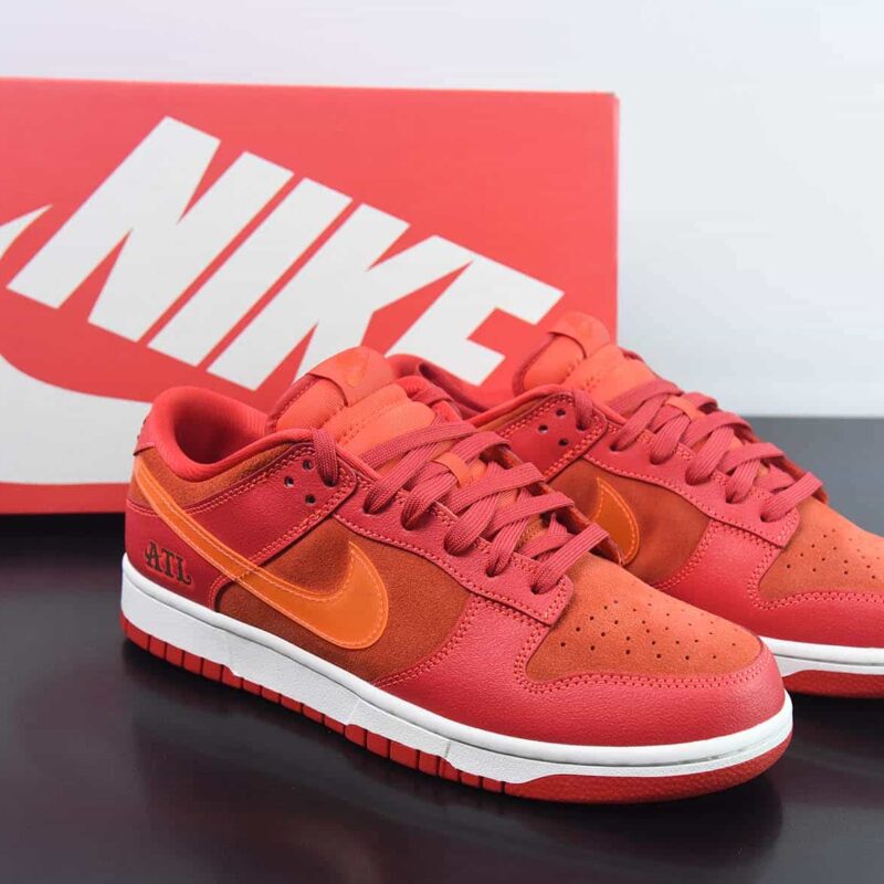 Nike SB Dunk Low "ATL"亚特兰大 红色运动板鞋 货号：FD0724 657