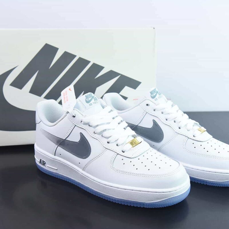 Nike Air Force 1 Low '07 “渐变灰”低帮空军一号休闲板鞋 货号：CO3363-365