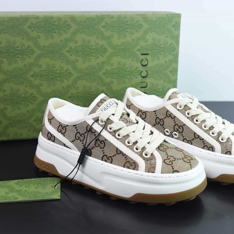 Gucci古驰   202ss春夏季新色Tennis 1977 Print Sneaker运动鞋