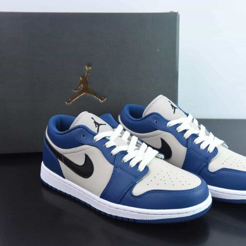 Air Jordan 1 Low 蓝灰AJ1乔1低帮休闲板鞋 货号：DC0774 402