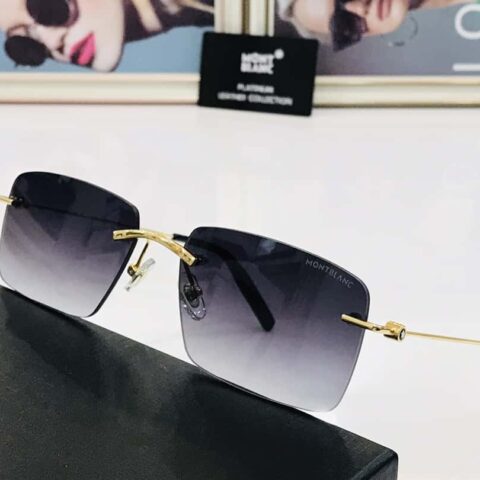 MONTBLANC万宝龙无框完美电镀太阳眼镜