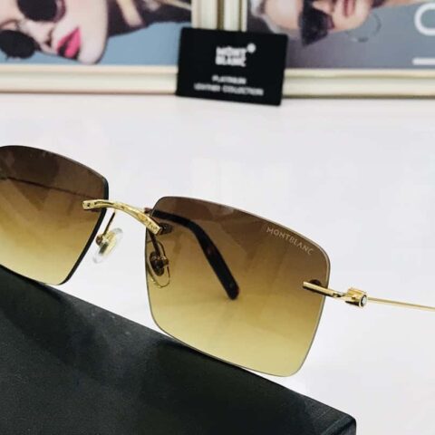 MONTBLANC万宝龙无框完美电镀太阳眼镜