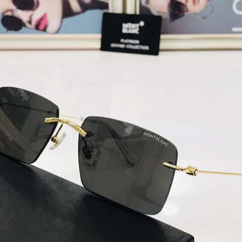 MONTBLANC万宝龙无框完美电镀太阳眼镜