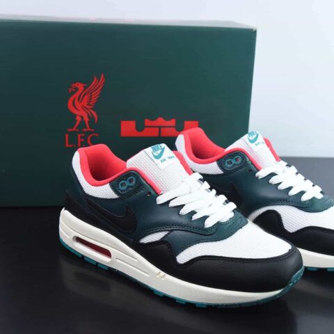 Nike Air Max 1 Liverpool利物浦绿色运动鞋 货号：FB8914-100