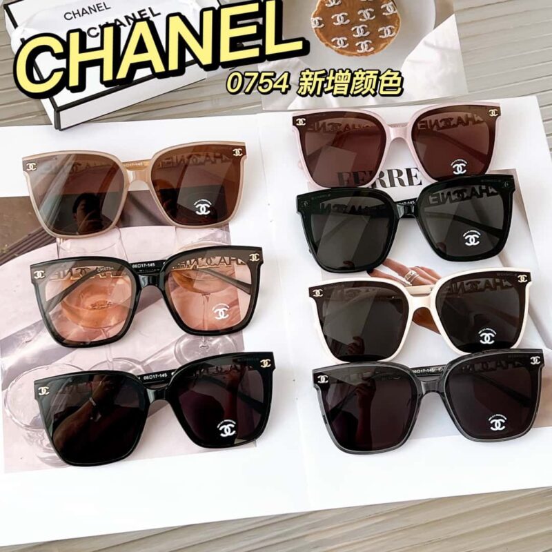 CHANEL香奈儿方框双c点缀女士太阳眼镜