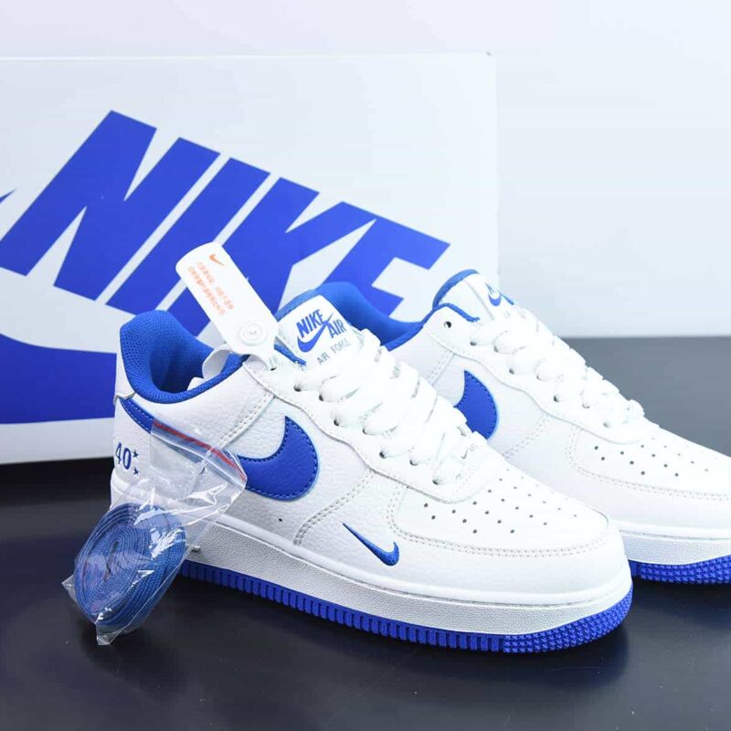 Nike Air Force 1 Low '07 40周年冰蓝 空军一号低帮休闲板鞋 货号：MN5263-123