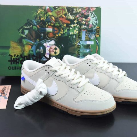 NIKE SB Dunk Low 运动休闲低帮板鞋 大友克洋 麂皮 米黄 货号：DD5896-020