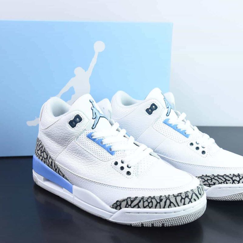 Air Jordan AJ3 北卡蓝男子运动鞋 货号：CT8532-104