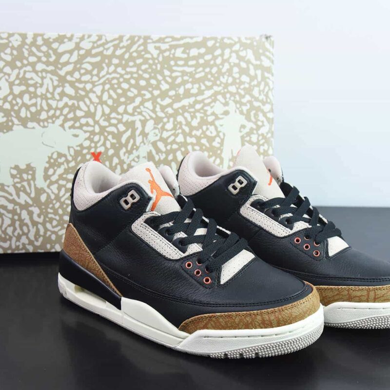 Air Jordan AJ3 黑摩卡男子运动鞋 货号：CT8532-008