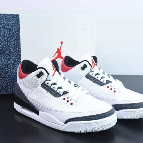 Air Jordan AJ3 Retro 火焰红日本限定运动鞋 CZ6433-100