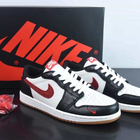 Air Jordan AJ1 Low 低帮 白黑红  货号：DZ0798-108