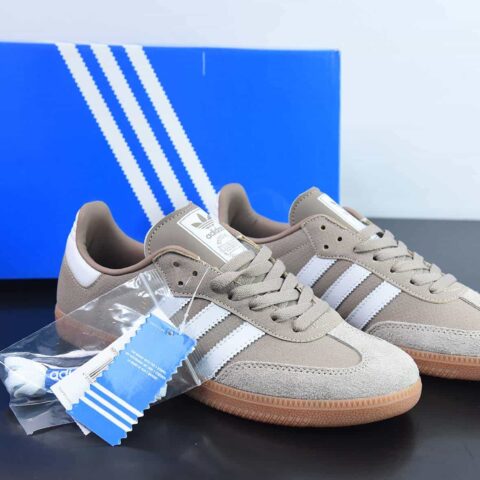 阿迪 AD Originals Gazelle Indoor 三叶草复古休闲防滑耐磨低帮板鞋 货号：HP7930