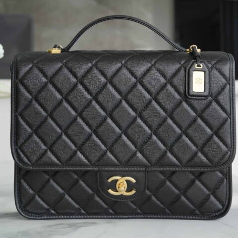 CHANEL 22K 高级手工坊 鱼子酱双肩包 AS3662